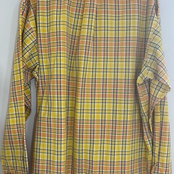 Ralph Lauren Blake Shirt Men's Size Large Long Sleeve Button Down Yellow Plaid - Picture 3 of 8